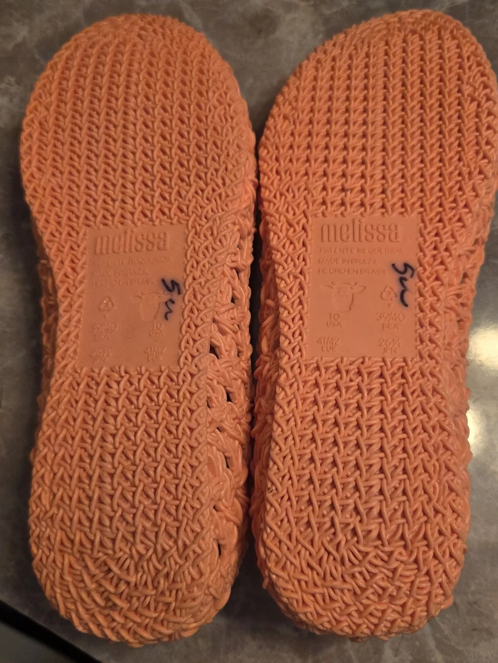Melissa Pink Woven Flats - Women's - Picture 6 of 6